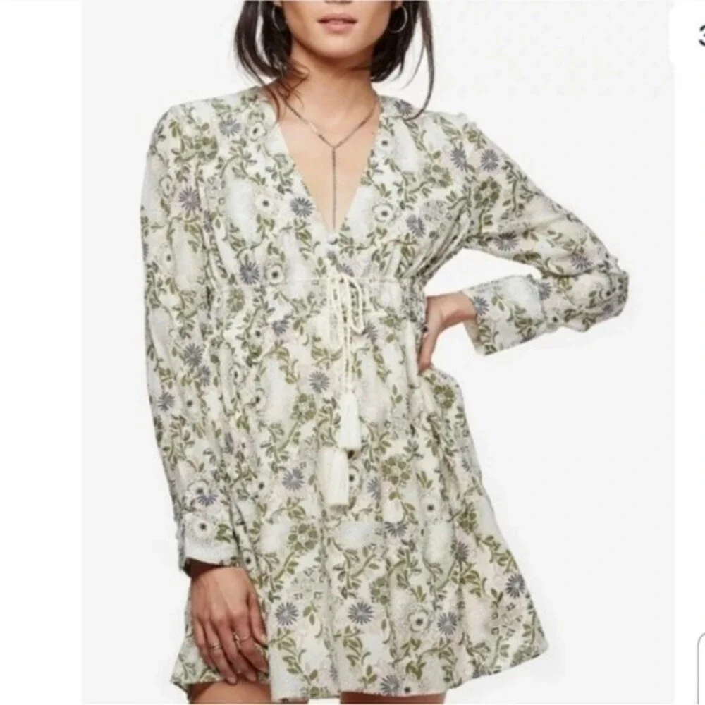 Free People Stealing Fire Tunic Dress size S